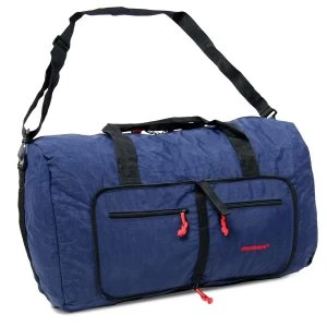 image of Rock Members Small Ultra Lightweight Foldaway Holdall - Navy Blue