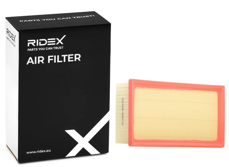 Image of RIDEX 8A0396 Air filter Filter Insert Air Filter (8)