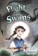 Image of flight of swans
