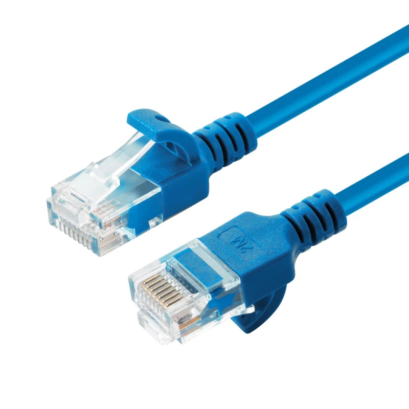 Image of Microconnect V-UTP6A0025B-SLIM networking cable Blue 0.25 m Cat6a U/UT