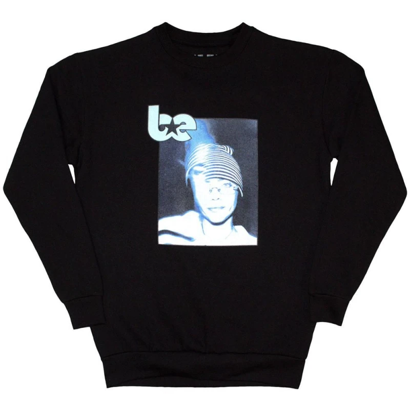 Image of Billie Eilish Mens Photograph Sweatshirt in Black Size: Large Black Male L