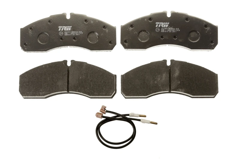 Image of TRW GDB1610 Brake pad set incl. wear warning contact, with accessories, with brake caliper screws Brake Pad Set,disc brake (402)