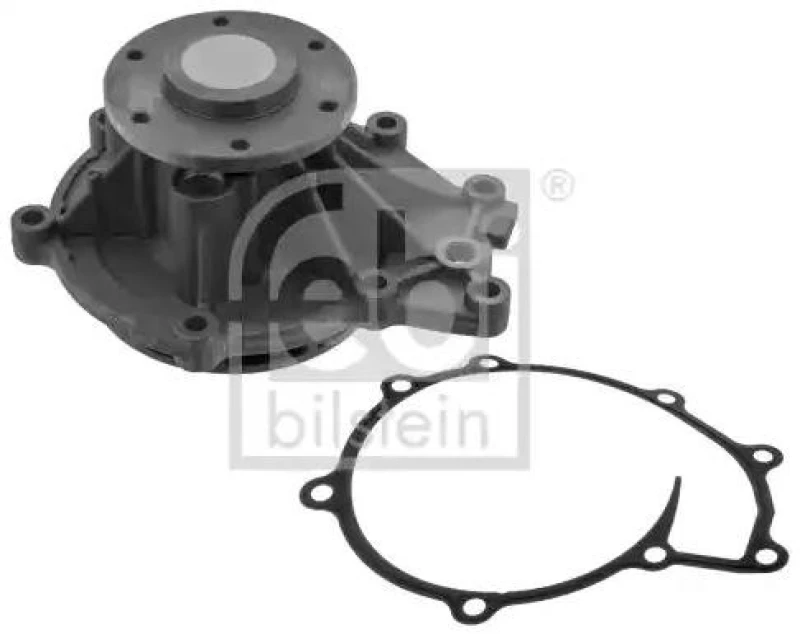 Image of FEBI BILSTEIN 100574 Water pump Aluminium, with gasket/seal Aluminium Water Pump (1260)