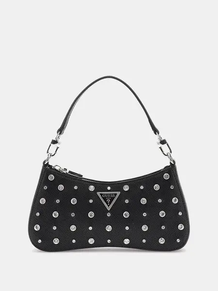 Image of Guess Liona Saffiano Leather Mini Shoulder Bag