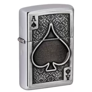 Image of Zippo AW21 Ace of Spades Emblem Design windproof lighter