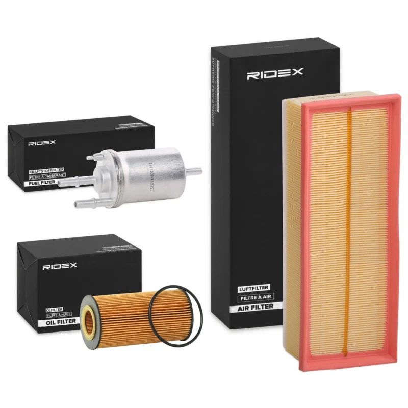 Image of RIDEX 4055F7781 Filter Set with gasket/seal, with pre-filter Filter Set (4055)
