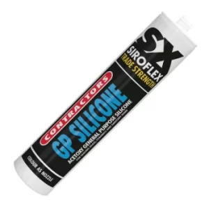 image of Siroflex SCONTHMA300C Contractors General Purpose Silicone Clear 300ml