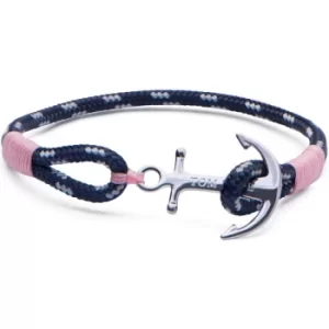 Image of Tom Hope Sterling Silver Coral Pink Bracelet Size S