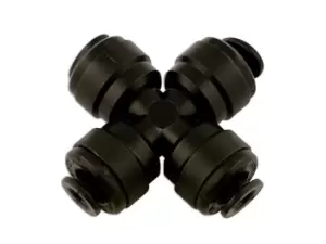 Image of Push-Fit Cross Connector 12.0mm Pk 5 Connect 31054