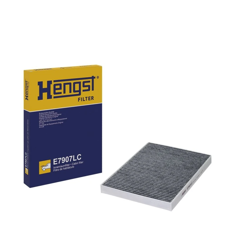 Image of HENGST FILTER E7907LC Pollen filter Activated Carbon Filter Filter,interior air (424)