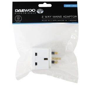 image of Daewoo 2-Way Mains Adaptor - 13 Amp