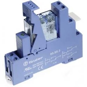 Image of Finder 49.61.9.012.0050 Relay Interface Module 1 changeover contact 12 Vdc IP20