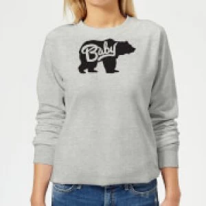 image of Baby Bear Womens Sweatshirt - Grey - 5XL