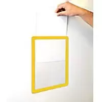 Image of BEAVERSWOOD FRAMES4DOCS Document Frames OD-SFD4/10-YEL A4 Yellow Pack of 10