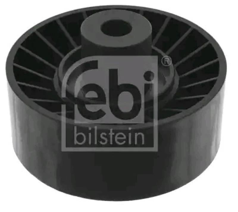 Image of FEBI BILSTEIN 49872 Idler Pulley Plastic Deflection/Guide Pulley,v-ribbed belt (312)