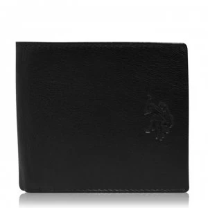 image of US Polo Assn Leather Wallet - Black 000