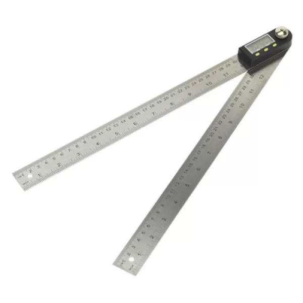 Image of Genuine SEALEY AK7300 Digital Angle Rule 300mm(12)