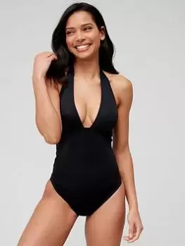 Image of Dorina Aqua Moon Naja Period Swimsuit, Black, Size 10, Women