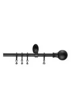 Ball Finial 19 Mm Extendable Curtain Pole