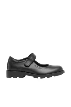 Image of Leather Touch Fastening Bar Shoe