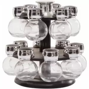 image of Premier Housewares - 2 Tier 14 Bottle Rev Spice Rack