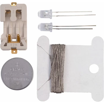 Image of Conductive Thread Kit Rainbow LEDs - Light Stitches