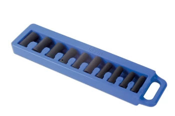 Image of Laser Tools 2424 Deep Socket Set - Air Impact Metric 3/8"D 10pc Chrome Vanadium