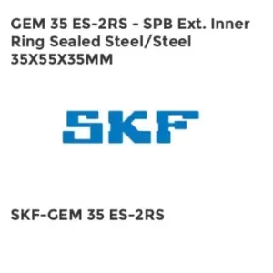Image of GEM 35 ES-2RS - SPB Ext. Inner Ring Sealed Steel/Steel 35X55X35MM