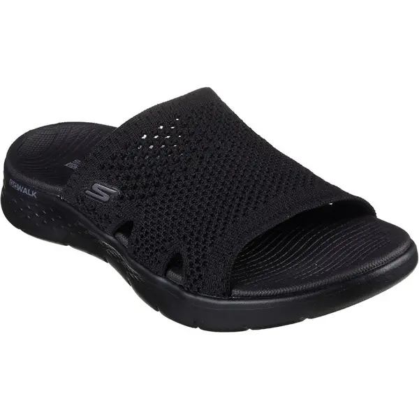 Image of Skechers Womens GO WALK Flex Elation Comfort Slide Sandals UK Size 8 (EU 41) Black SKE2256-BBK-8