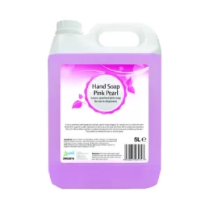 image of 2Work Pink Pearlised Hand Soap 5 Litre Bulk Bottle 2W03974