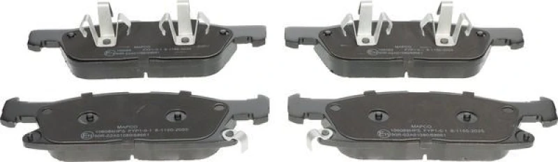 Image of MAPCO 106089HPS Brake pad set Front Axle, with acoustic wear warning Brake Pad Set,disc brake (402)