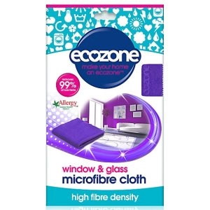 Image of Ecozone Microfibre Window Glass Cloth 80g