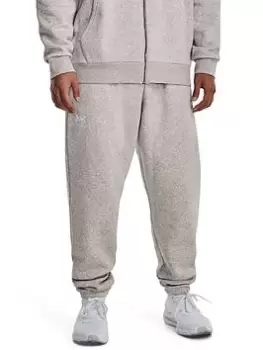 Image of Under Armour Training Essential Fleece Joggers - Grey, Size S, Men