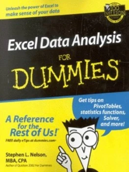 Image of Excel Data Analysis for Dummies by Stephen L. Nelson Paperback