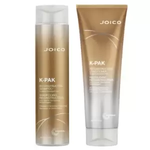 image of Joico K-Pak Shampoo & Conditioner Holiday Duo 300ml+250ml