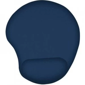 Image of Trust BigFoot Mouse pad Gel wrist support mat Blue (W x H x D) 236 x 16 x 205 mm