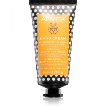 image of Apivita Hand Care Hyaluronic Acid & Honey Moisturising Hand Cream with Honey 50ml