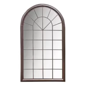 Image of Crossland Grove Florence Outdoor Mirror Ember 750 X 40 X 1310 Mm - Brown