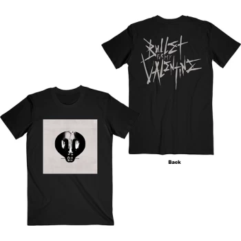 Image of Bullet For My Valentine - Album Cropped & Large Logo Unisex Large T-Shirt - Black