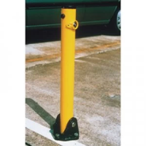 image of Slingsby VFM Yellow Standfast Lockable Security Parking Post 310153