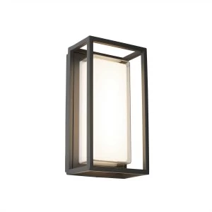 Image of LED Outdoor Wall Light Dark Grey IP44
