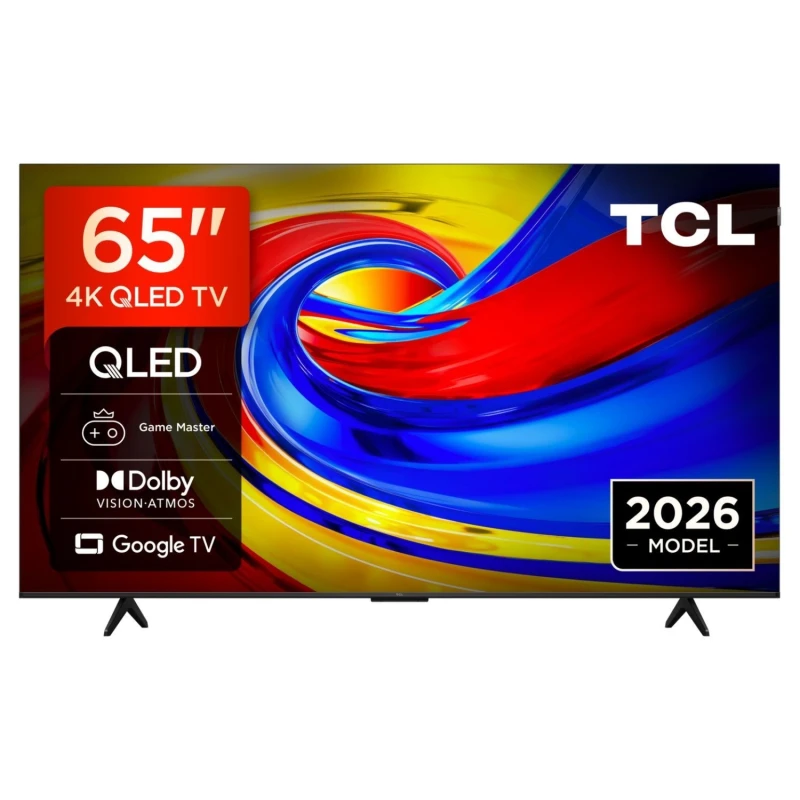 Image of TCL 65P7L-UK 65-Inch QLED 4K HDR Smart TV Dolby Vision HDR10+ & Google TV 65P7L-UK Black