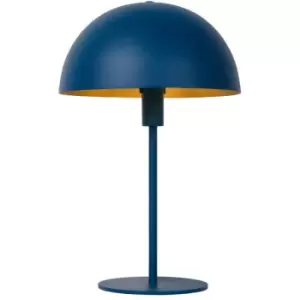 image of Lucide SIEMON - Table Lamp - Ø25cm - 1xE14 - Blue