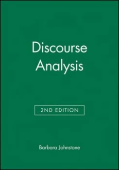 Image of Discourse Analysis by Barbara Johnstone Paperback