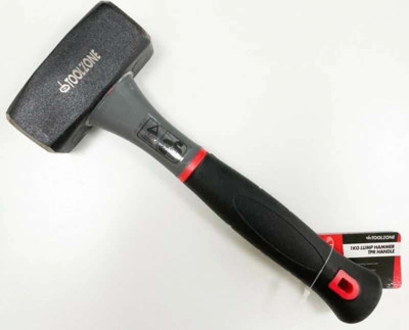 Image of Toolzone 1kg Lump Hammer TPR Handle KDPHM076