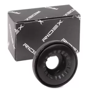 Image of RIDEX Strut Bearing 1626F0059 Friction Bearing, suspension strut support mounting VW,AUDI,FORD,Golf IV Schragheck (1J1),Polo Schragheck (6R1, 6C1)