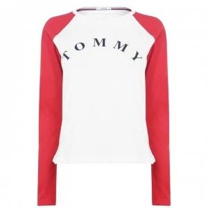 Image of Tommy Bodywear Slogan Pyjama T Shirt - CLASIC WHITEYCD