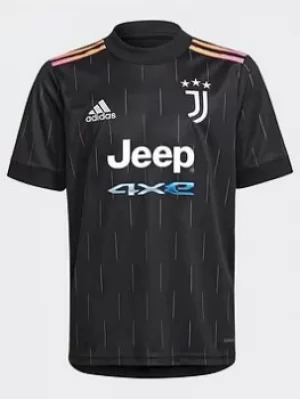 Image of adidas Juventus 21/22 Away Jersey, Black, Size 13-14 Years