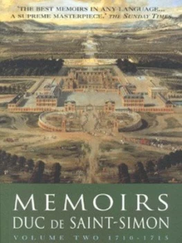 Image of Memoirs of the Duc De Saint-Simon by Louis De Rouvroy Saint-Simon and Lucy Norton Book