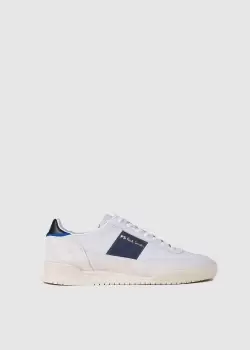 Image of Paul Smith Mens Dover Trainers In White/ Blue tab